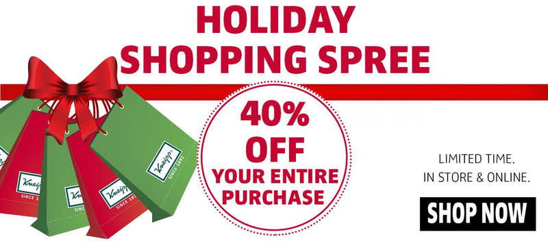40% off purchase | Kneipp